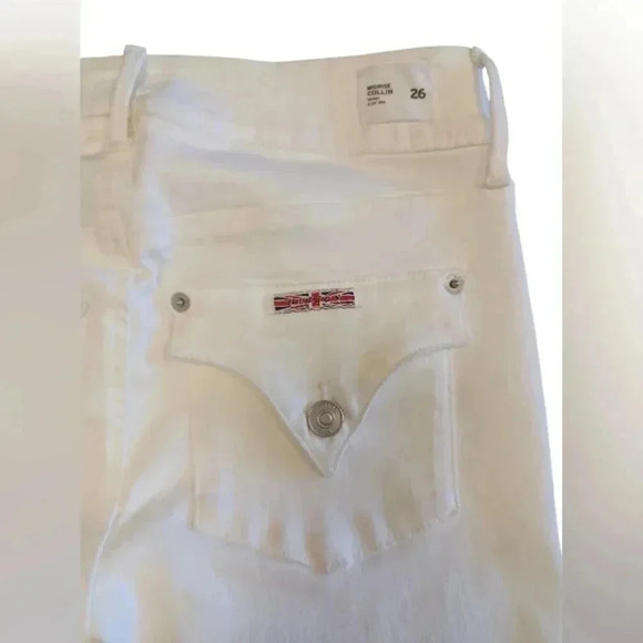 Hudson Midrise Collin Skinny White Jeans BNWT Size 26 - Picture 7 of 12